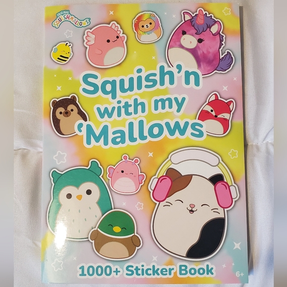Squishmallows Other - Squish'n With My 'Mallows 1000+  Squishmallow Sticker Book